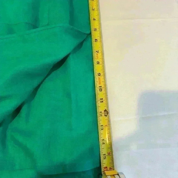 NWT Chico’s 100% Linen Side-Slit Tunic in Congo Green (Size XL/3) - Picture 12 of 16